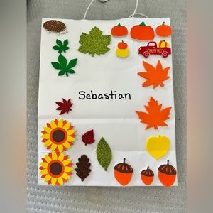 Custom name sticker bag (fall/oct) + sticker packs